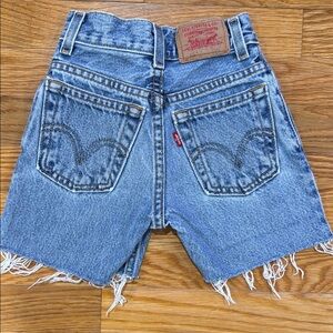 Levi's Vintage Blue Denim Cutoff Shorts
